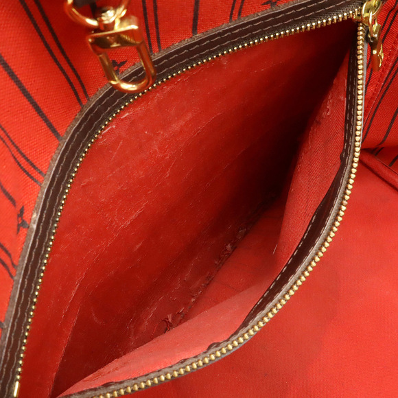 LOUIS VUITTON Brown Damier Neverfull MM Shoulder Bag - Picture 7 of 10